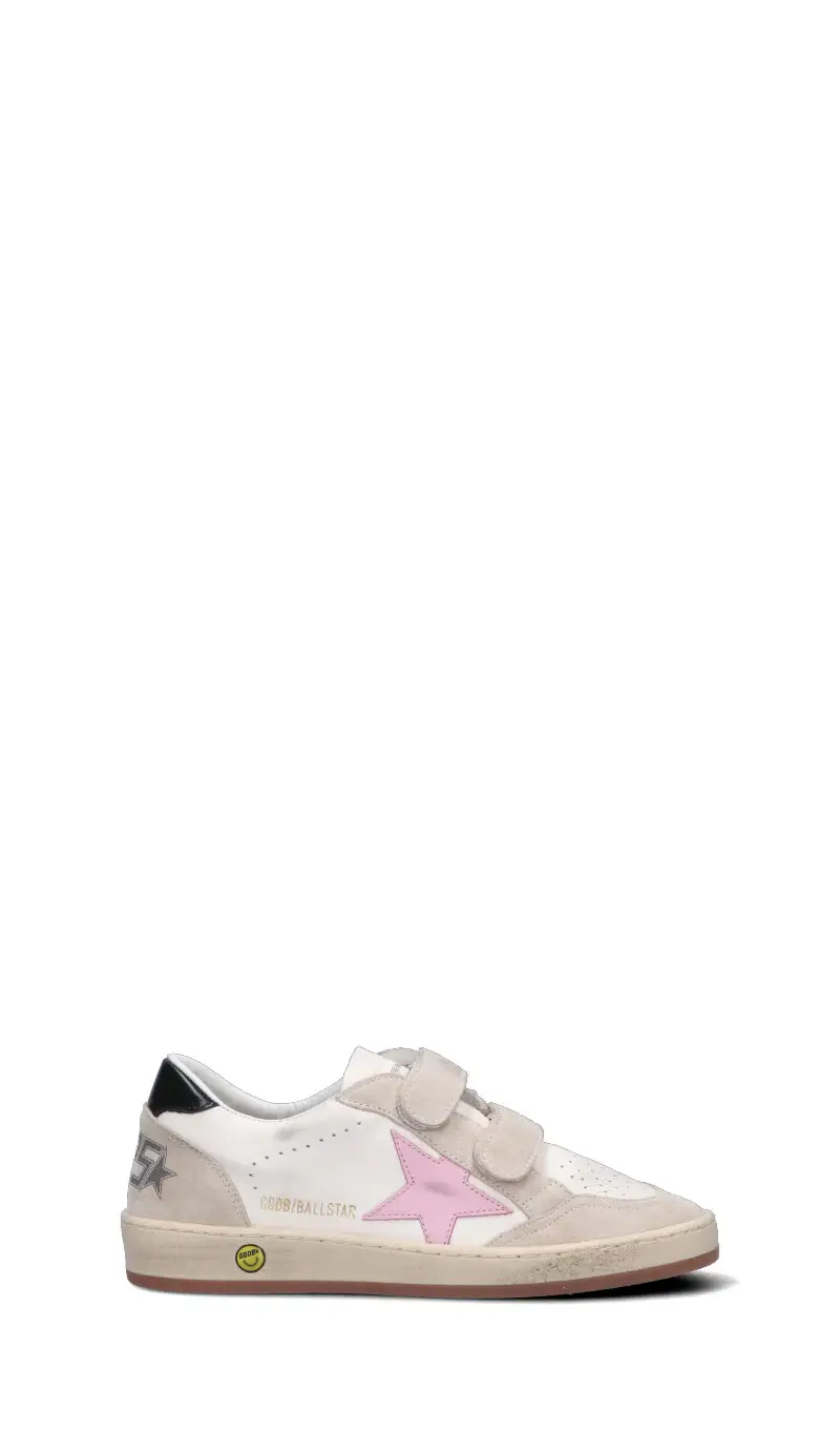 BALL STAR STRAP Sneaker ragazza bianca in pelle Vario