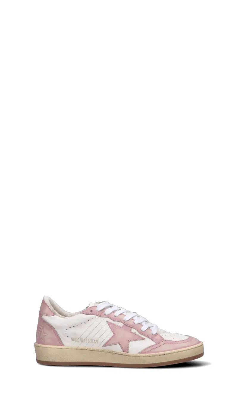 BALLSTAR Sneaker donna bianca/rosa in pelle Vario