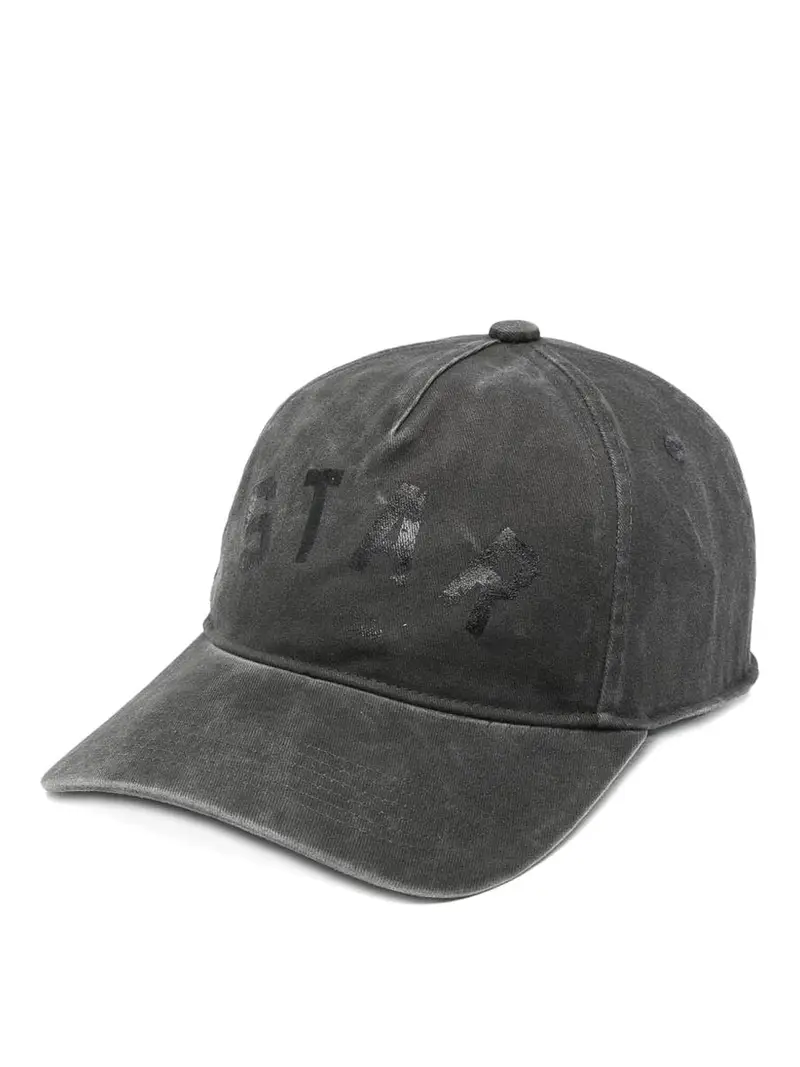 Berretto da baseball con logo Grigio