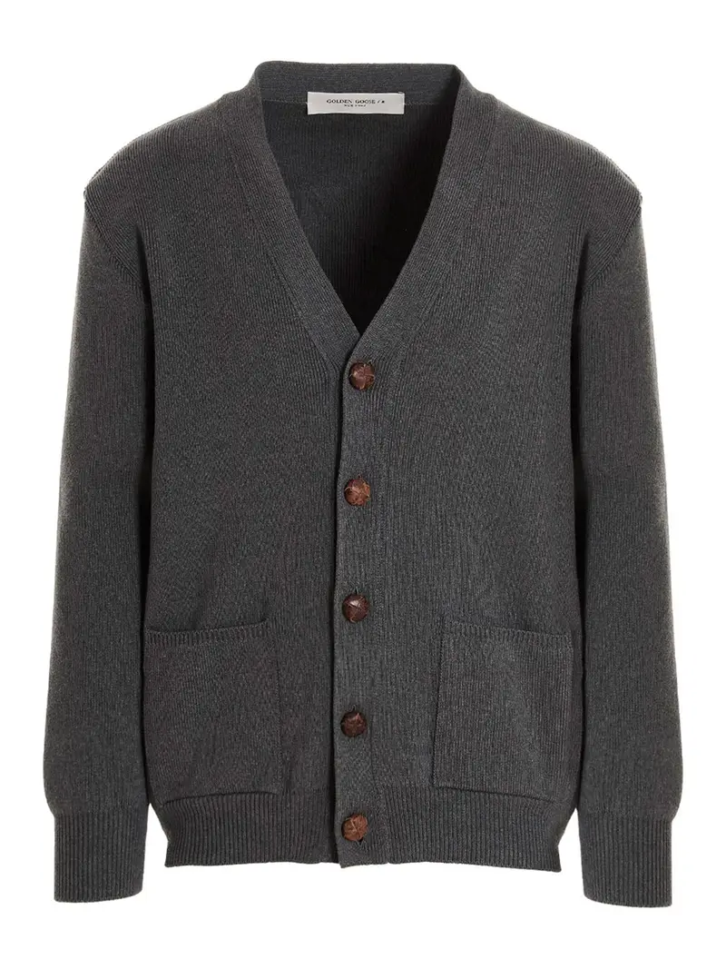 Golden Goose Cardigan Grigio 3999701
