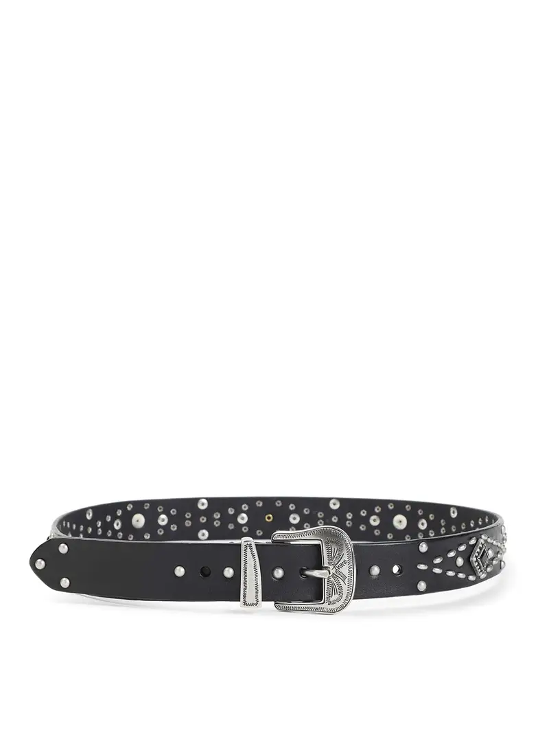 Cintura borchiata Nero