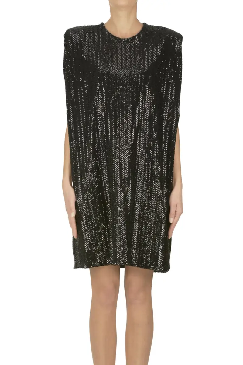 Mini abito con paillettes