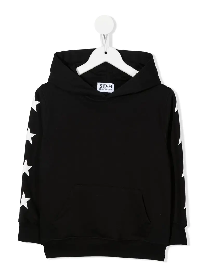 Felpa con cappuccio Nero