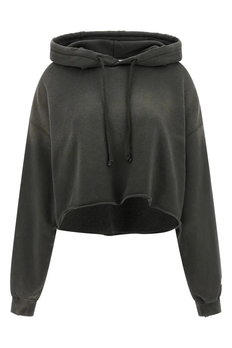 Felpa Con Cappuccio Star Golden Goose Grigio
