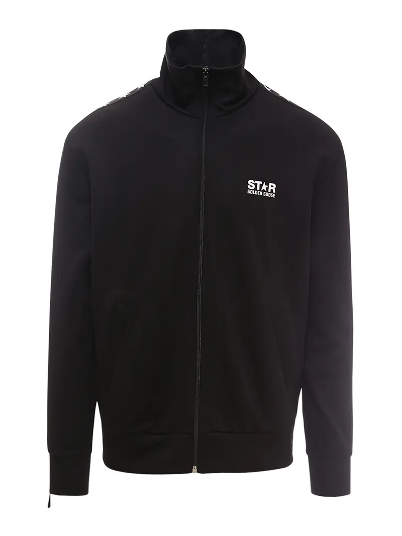 Felpa in tessuto tecnico Nero