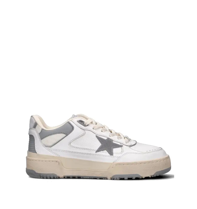 FORTY-TWO Sneaker donna bianca/grigia in pelle Vario