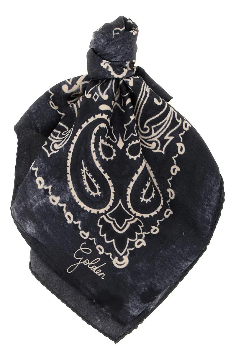 Foulard Paisley Grigio
