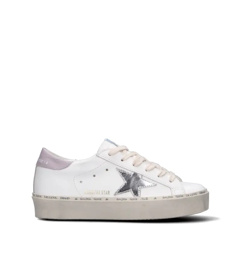 Golden Goose Sneakers donna bianche in pelle