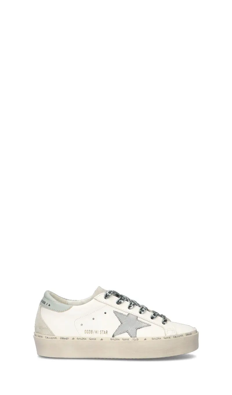 HI STAR Sneaker donna bianca in pelle Vario