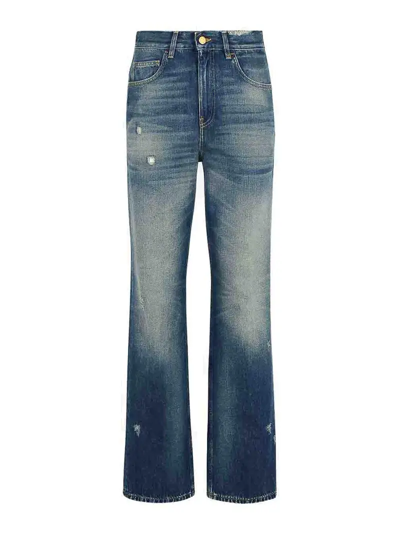 Jeans in denim azzurro di norma Blu