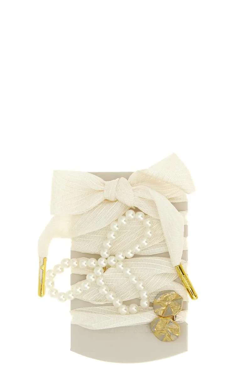 Lacci Per Scarpe Skin Sparkling Bianco