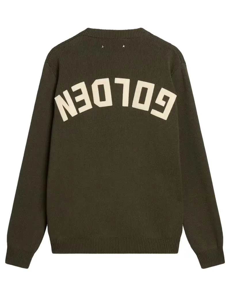 maglione golden goose VERDE miniatura 2