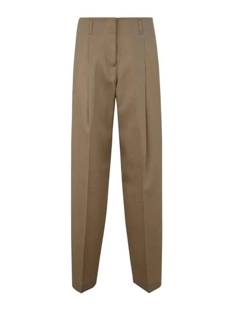 Pantalone gamba larga Marrone