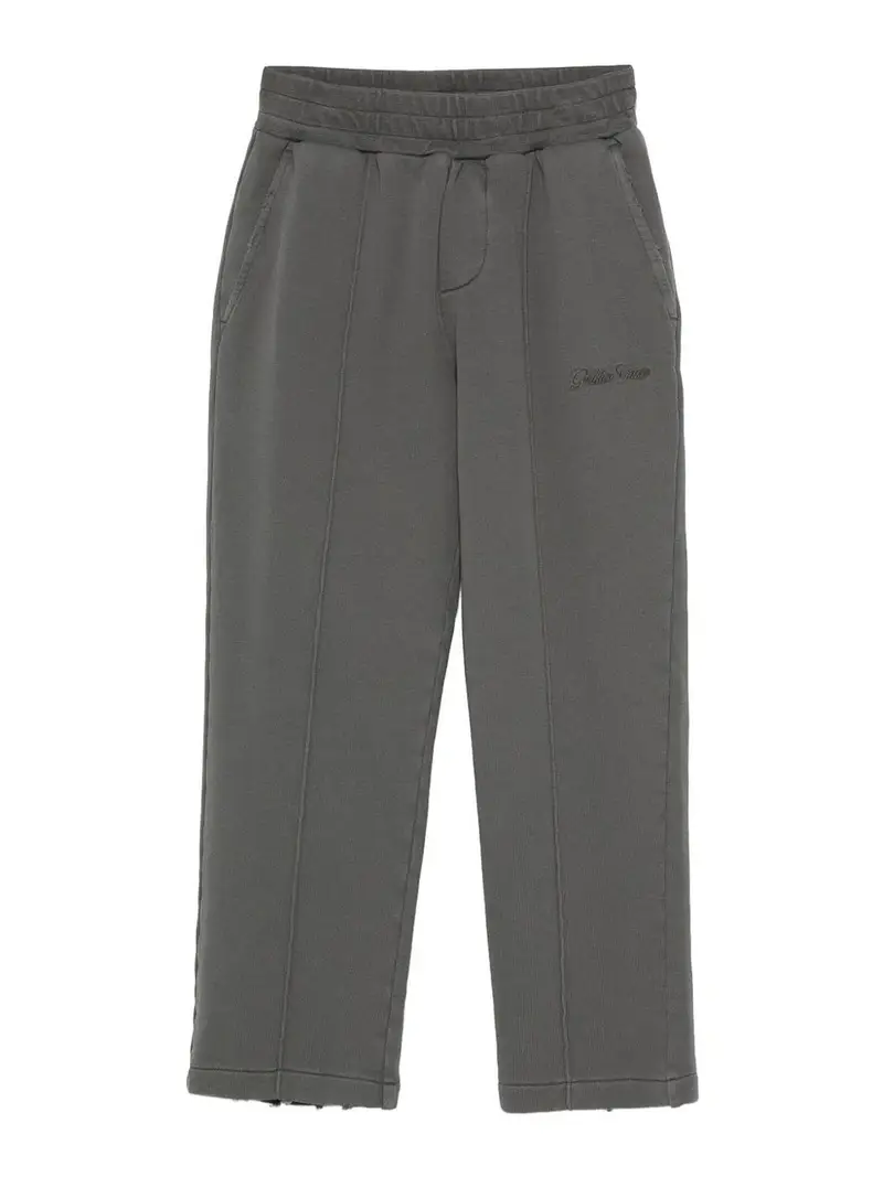 Pantaloni Con Logo Grigio