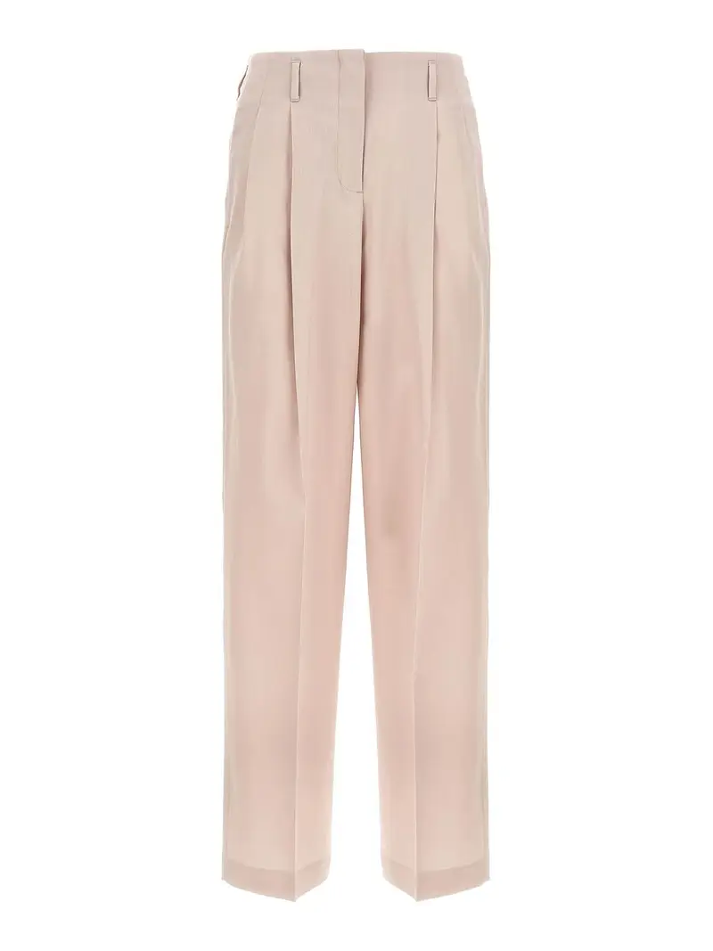 Pantaloni di lana Color Carne E Neutri