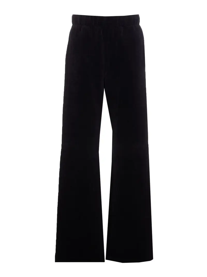 Pantaloni di velluto nero