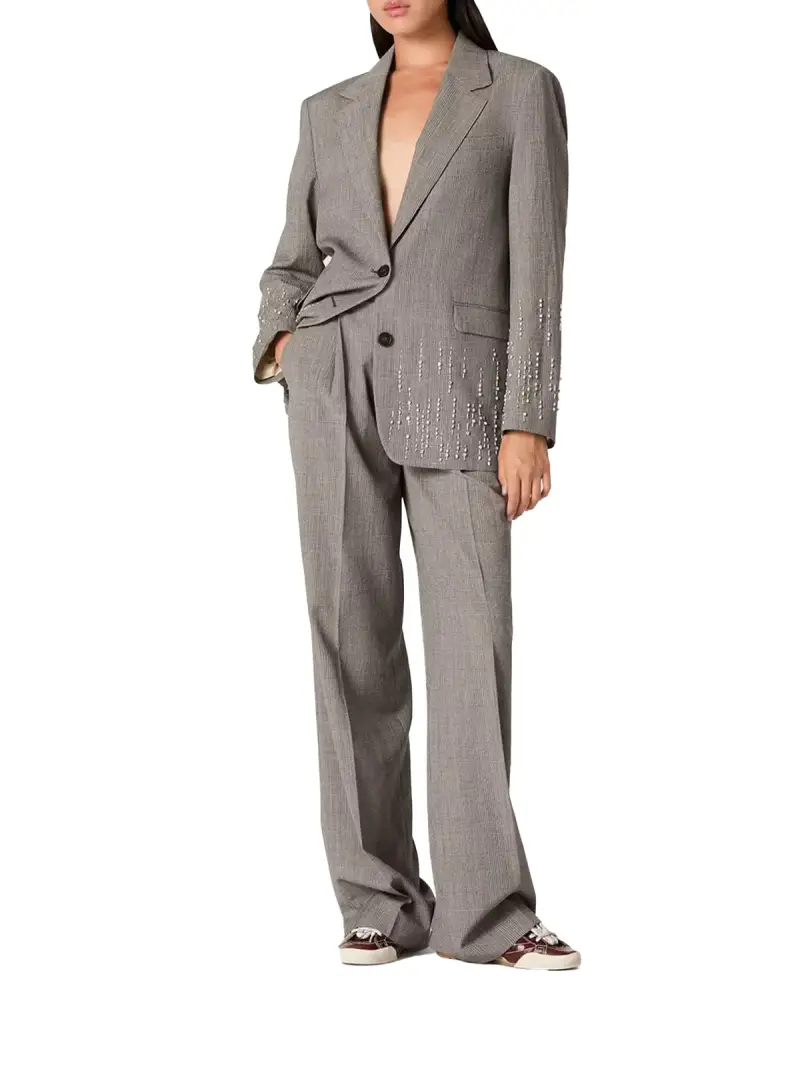 Pantaloni Eleganti GRIGIO miniatura 3