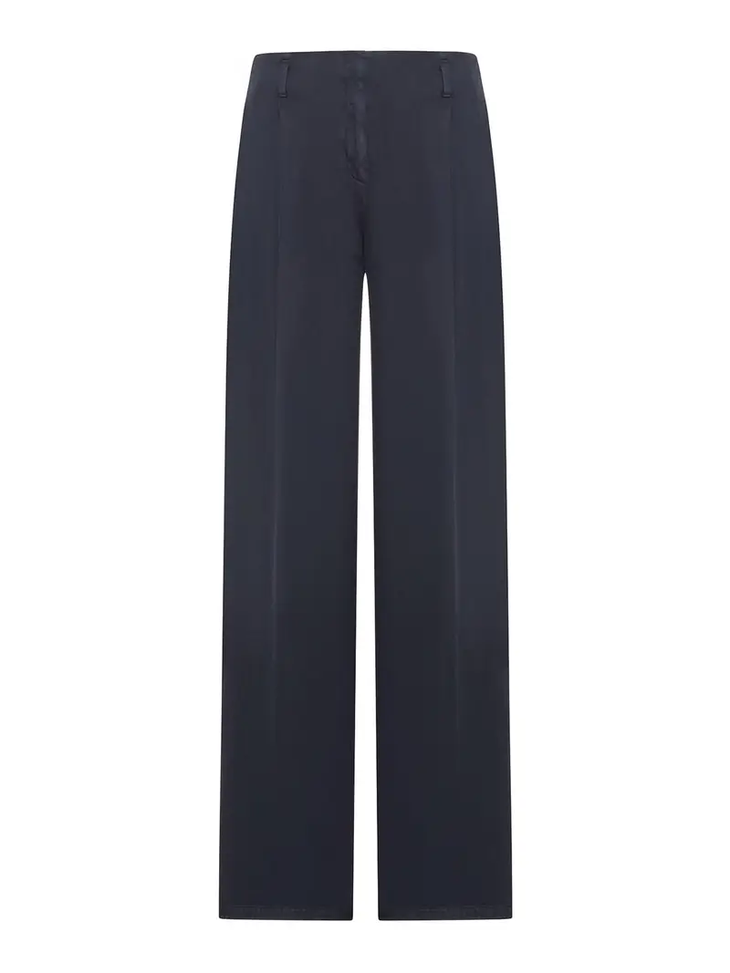 Pantaloni in denim di cotone nero