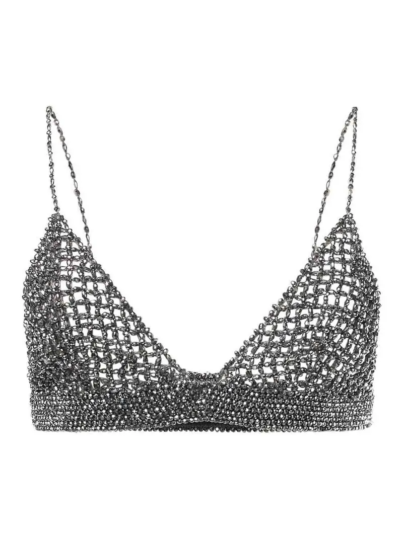 Piano in cristallo Argento