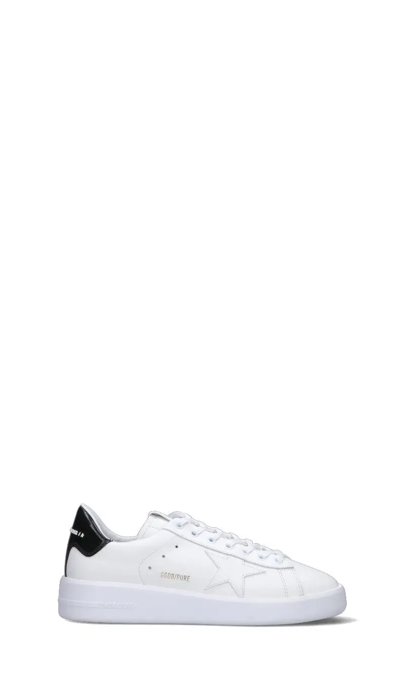 PURE NEW Sneaker uomo bianca/nera in pelle Vario