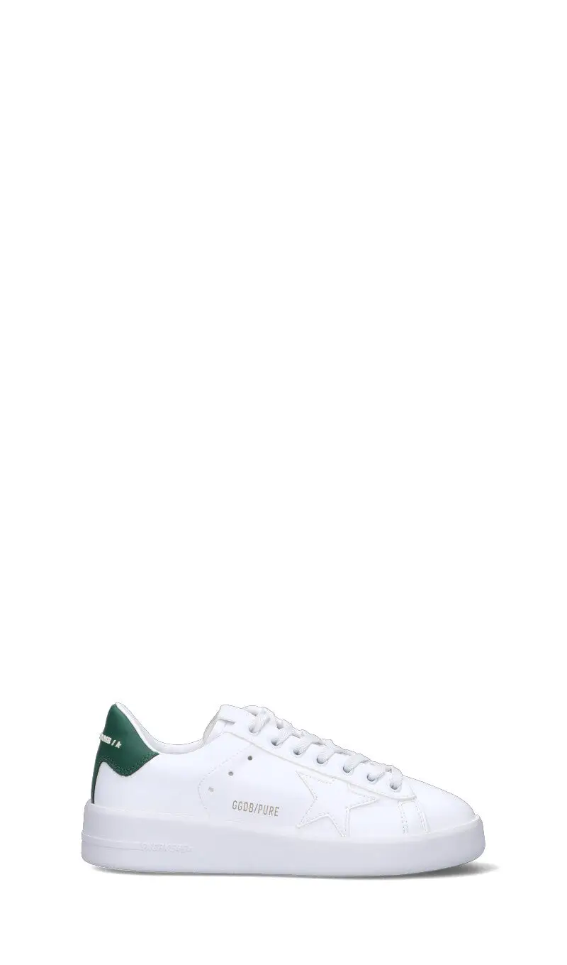 PURE Sneaker donna bianca/verde in pelle Vario