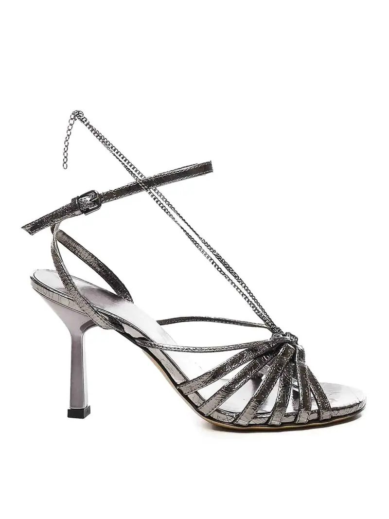 Sandali laminati Nico Grigio