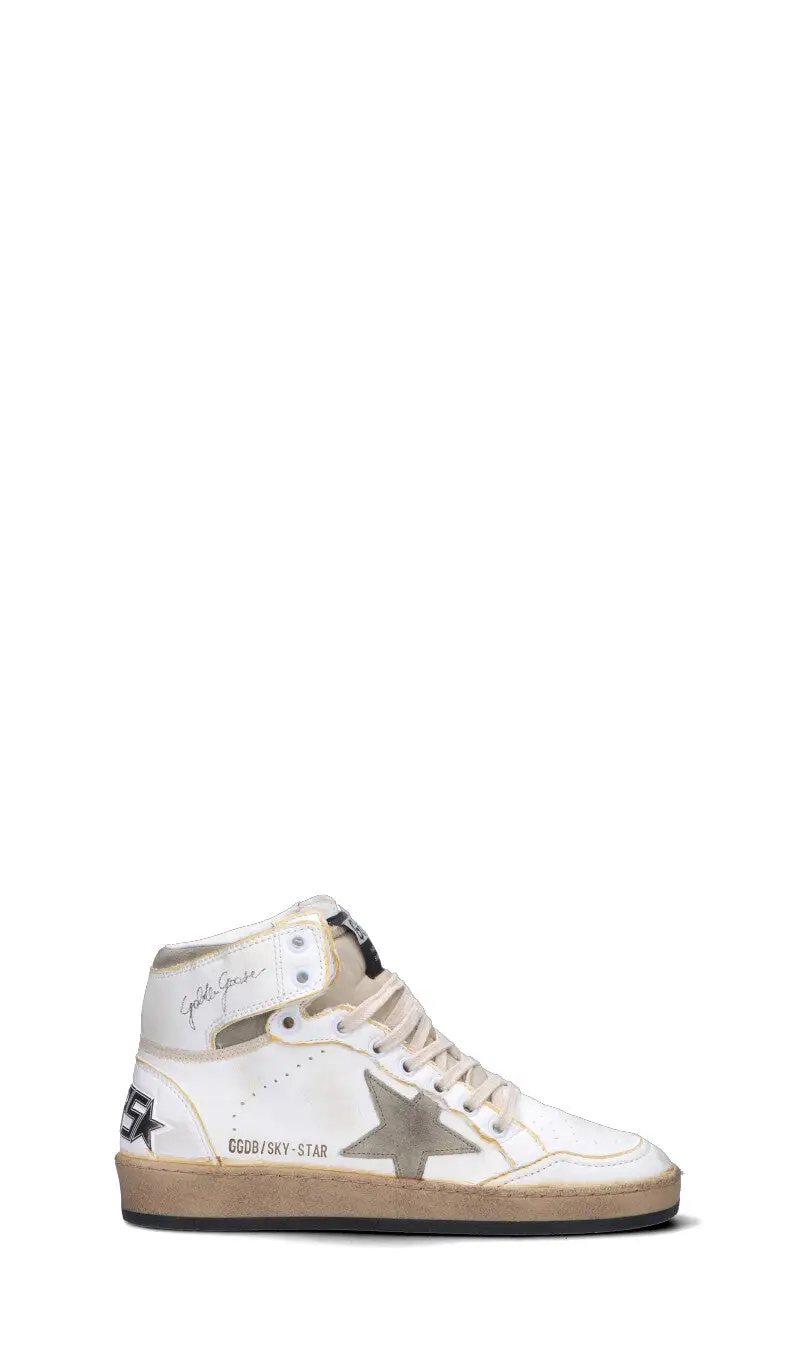 SKY STAR Sneaker donna bianca/grigia in pelle Vario