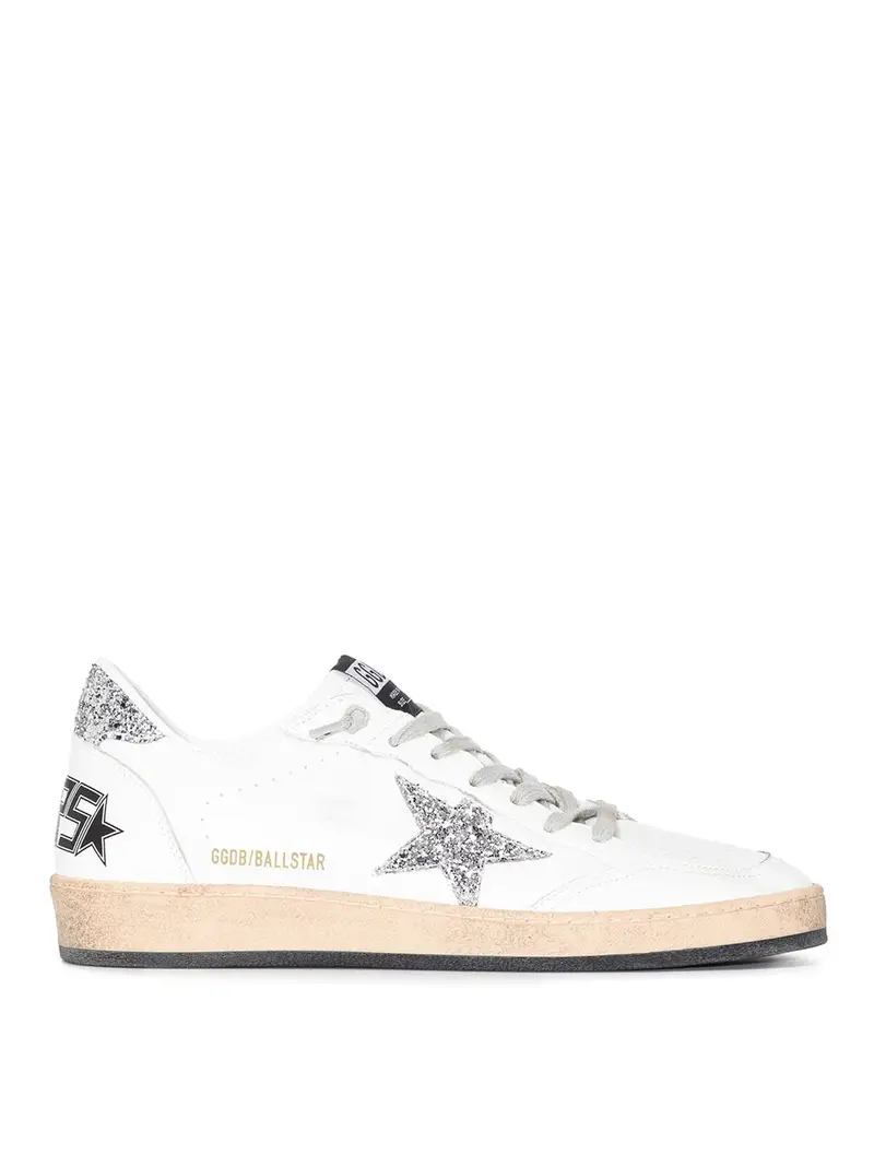 Sneaker Ball Star in pelle Bianco
