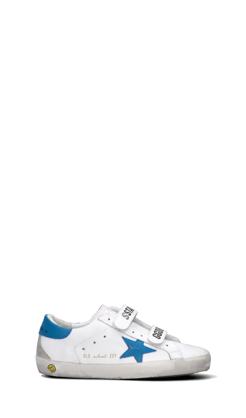 Sneaker ragazzo bianca/azzurra in pelle Vario