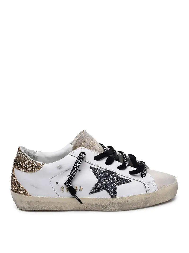 Sneaker stnera glitter Bianco