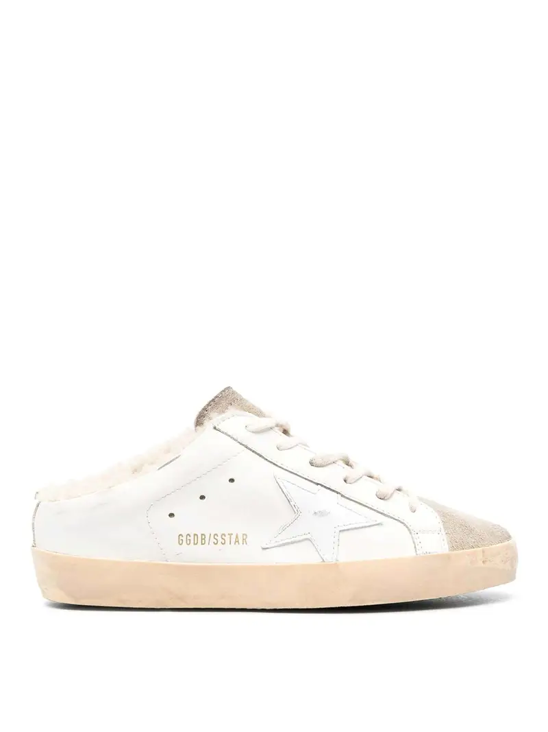 Sneakers a pizzo Sabot Super-Star Bianco