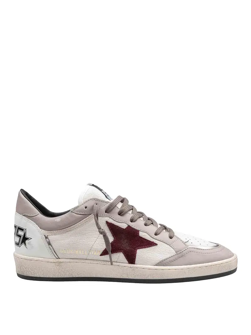 Sneakers Ballstar In Nappa Bianco