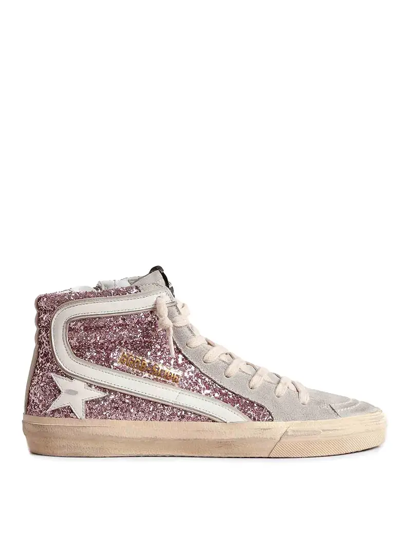 Sneakers in pelle Rosa