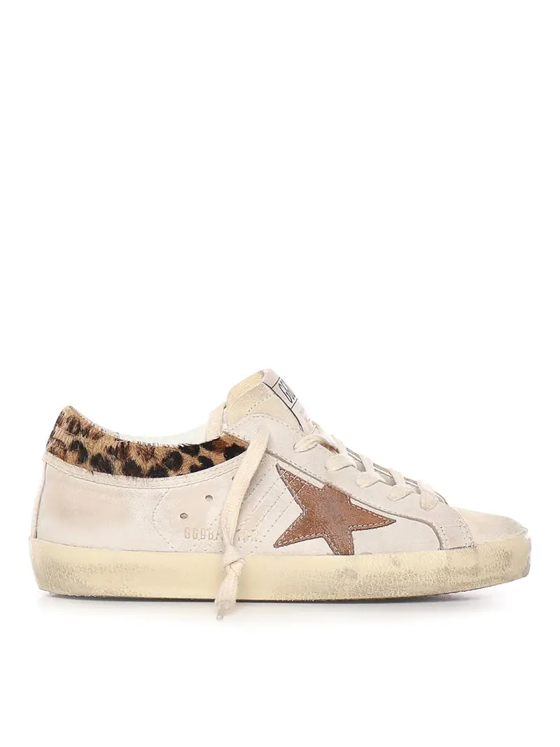Sneakers in pelle Super Star Beige
