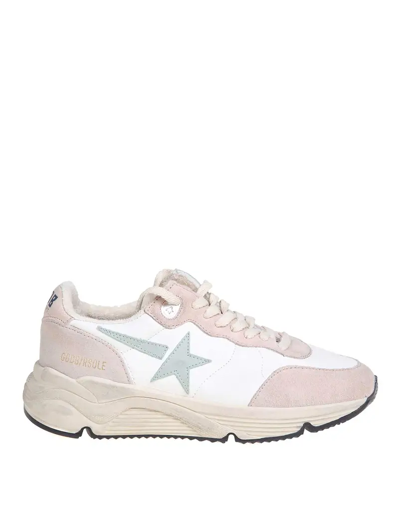 Golden goose sneakers running sole Bianco