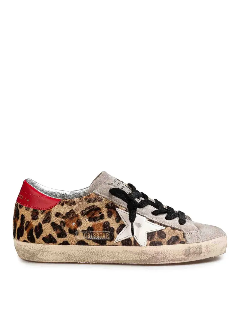 Sneakers Super Star In Cavallino Leopardato Animalier