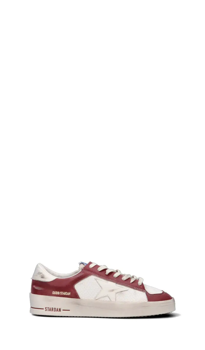 STARDAN Sneaker uomo bianca/rossa in pelle Vario