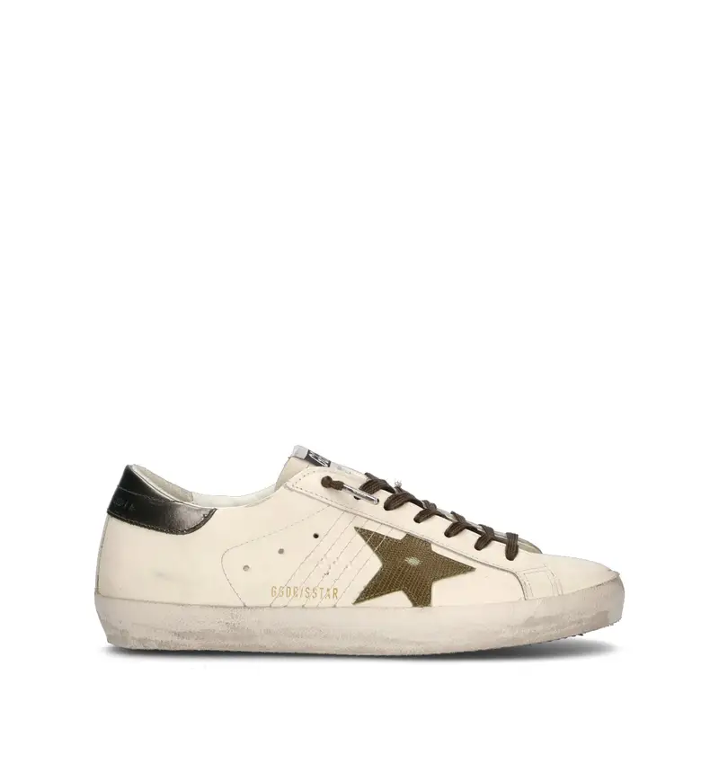 SUPER-STAR CLASSIC WITH LIST Sneaker uomo bianca/antracite in pelle Vario