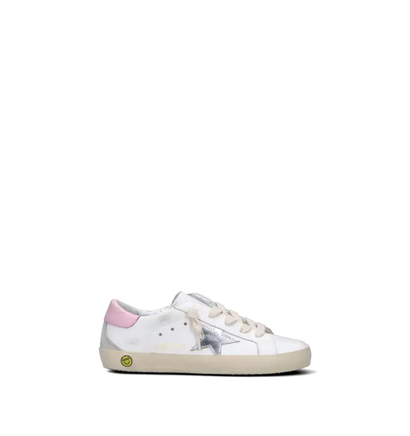 SUPER-STAR CLASSIC WITH SPUR Sneaker bimba bianca in pelle Vario