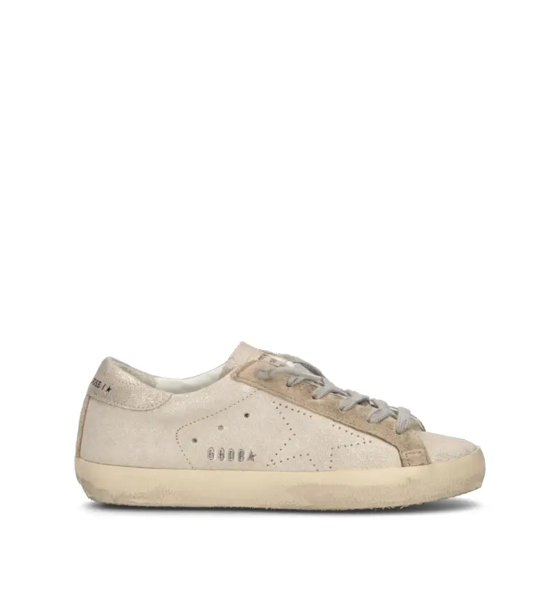 SUPER-STAR SKATE Sneaker donna beige in pelle Vario