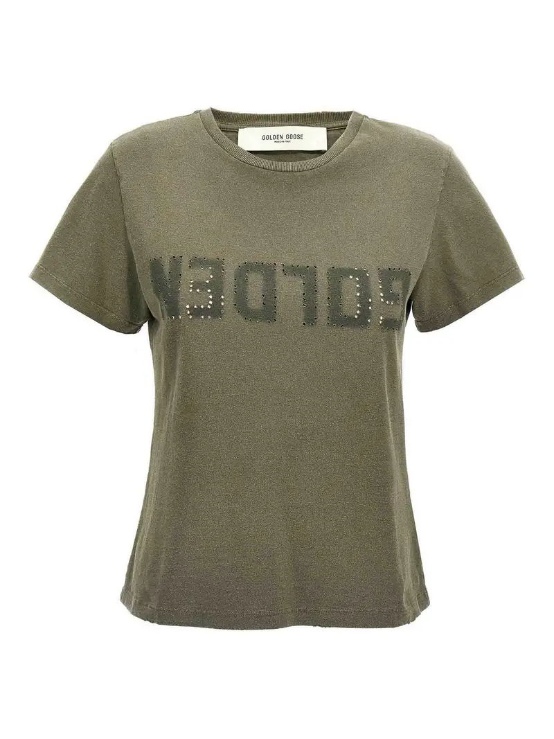 Golden Goose T-shirt Verde 3358035