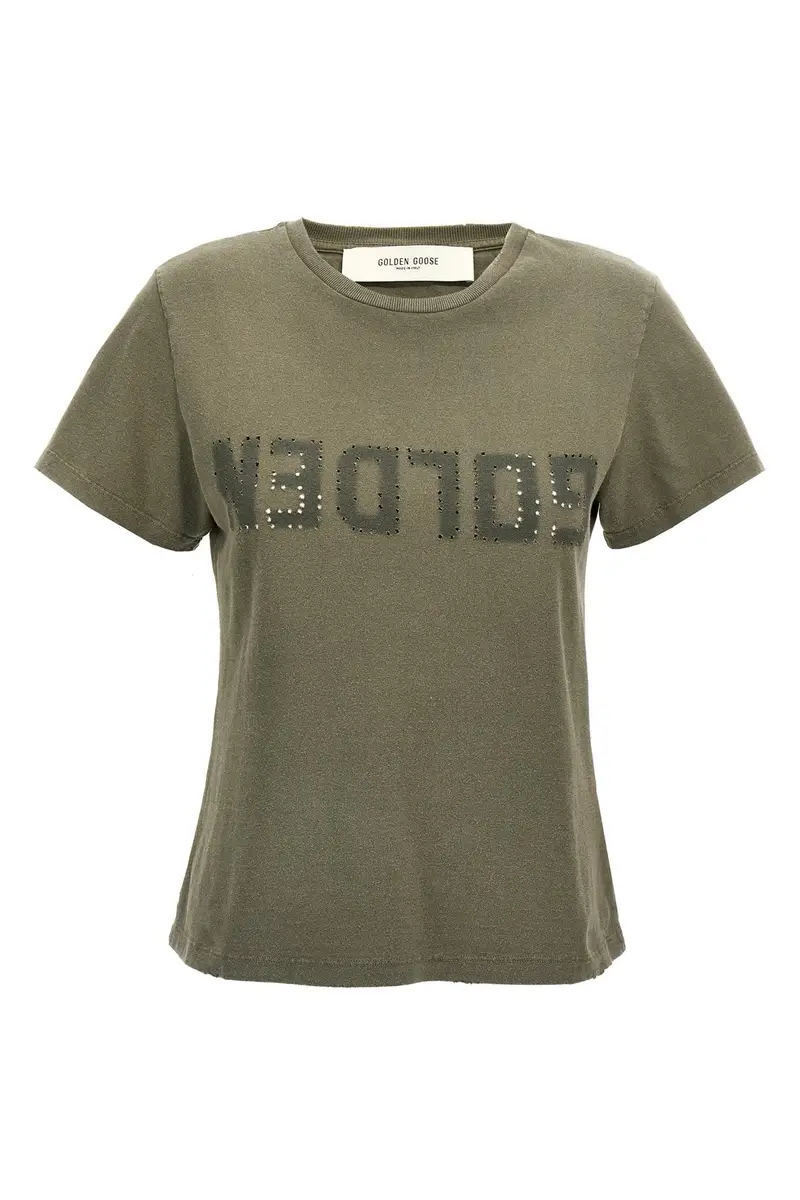 Golden Goose T-shirt Verde 2545793