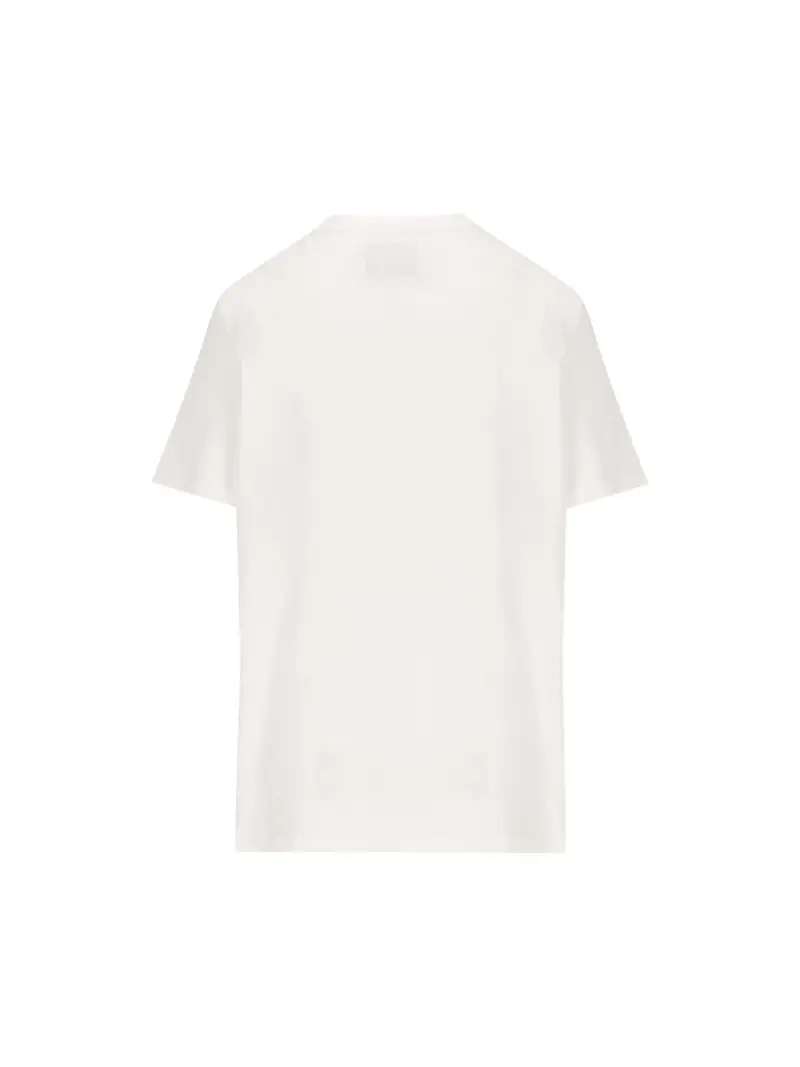 T-Shirt In Cotone BIANCO miniatura 2