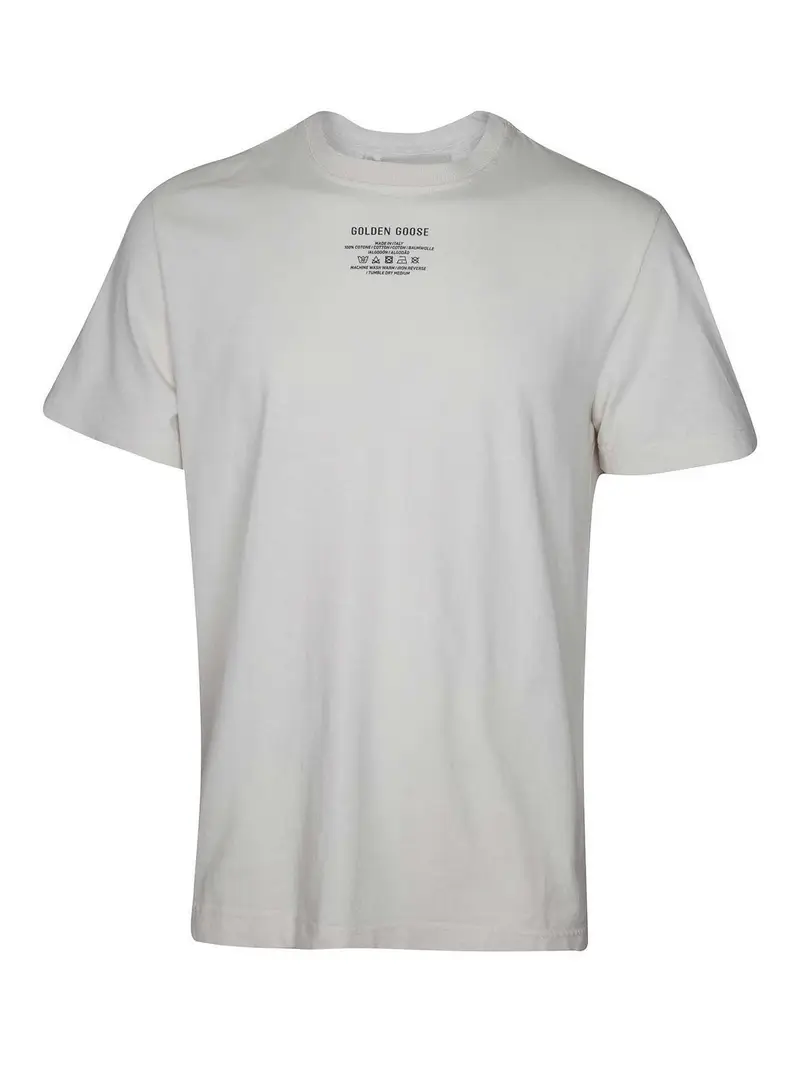 T-Shirt In Cotone Colore Bianco