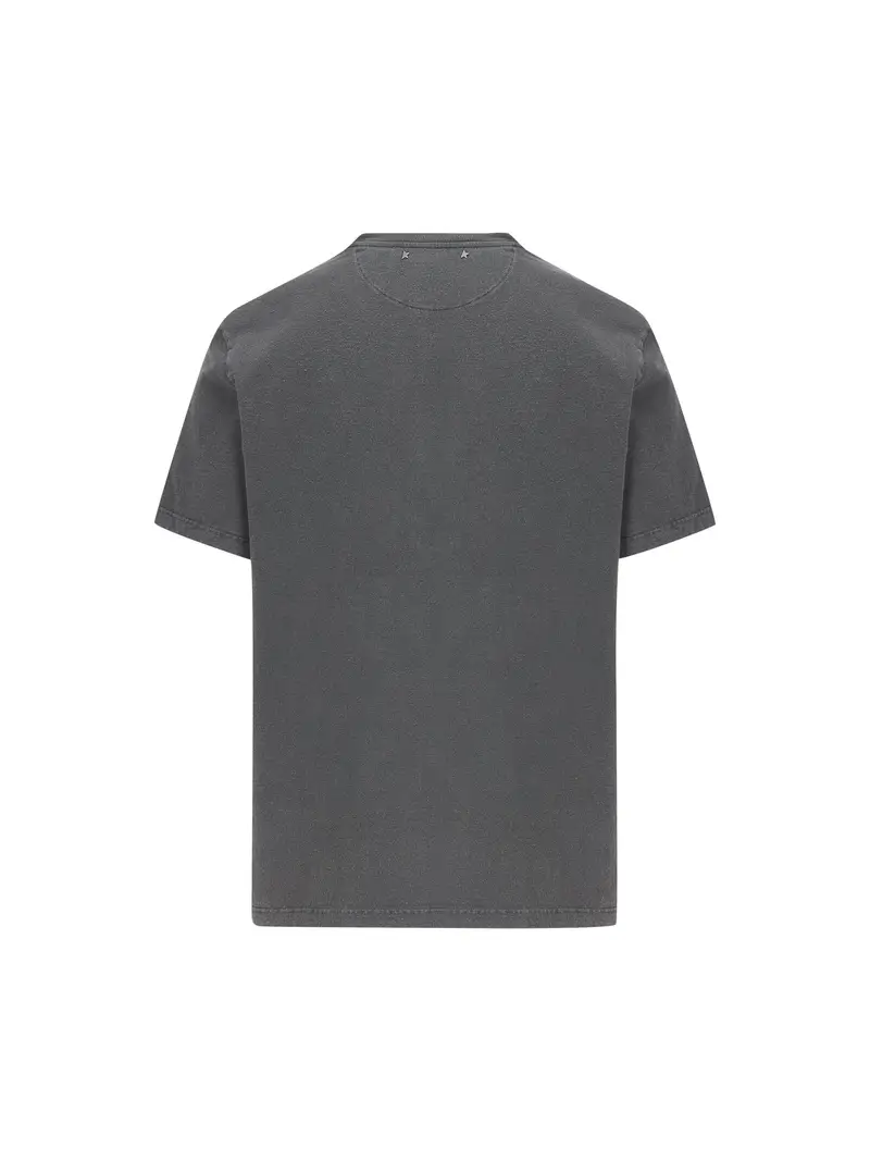 T-Shirt In Cotone GRIGIO miniatura 2