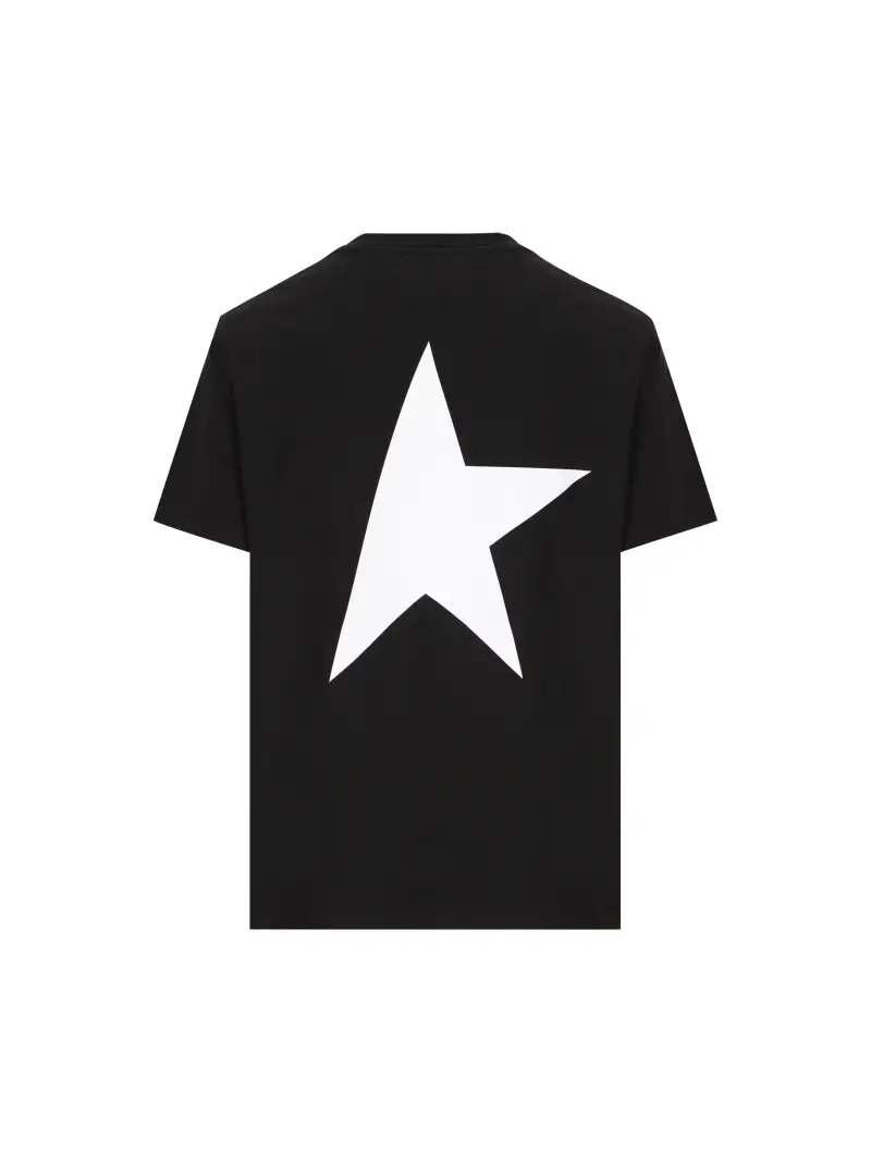 T-Shirt In Cotone NERO miniatura 2