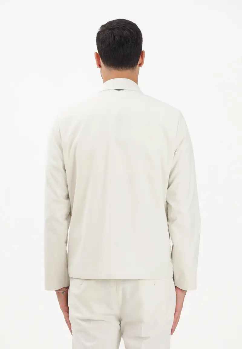 GOLDEN CRAFT Camicia a manica lunga Miller panna da uomo miniatura 3