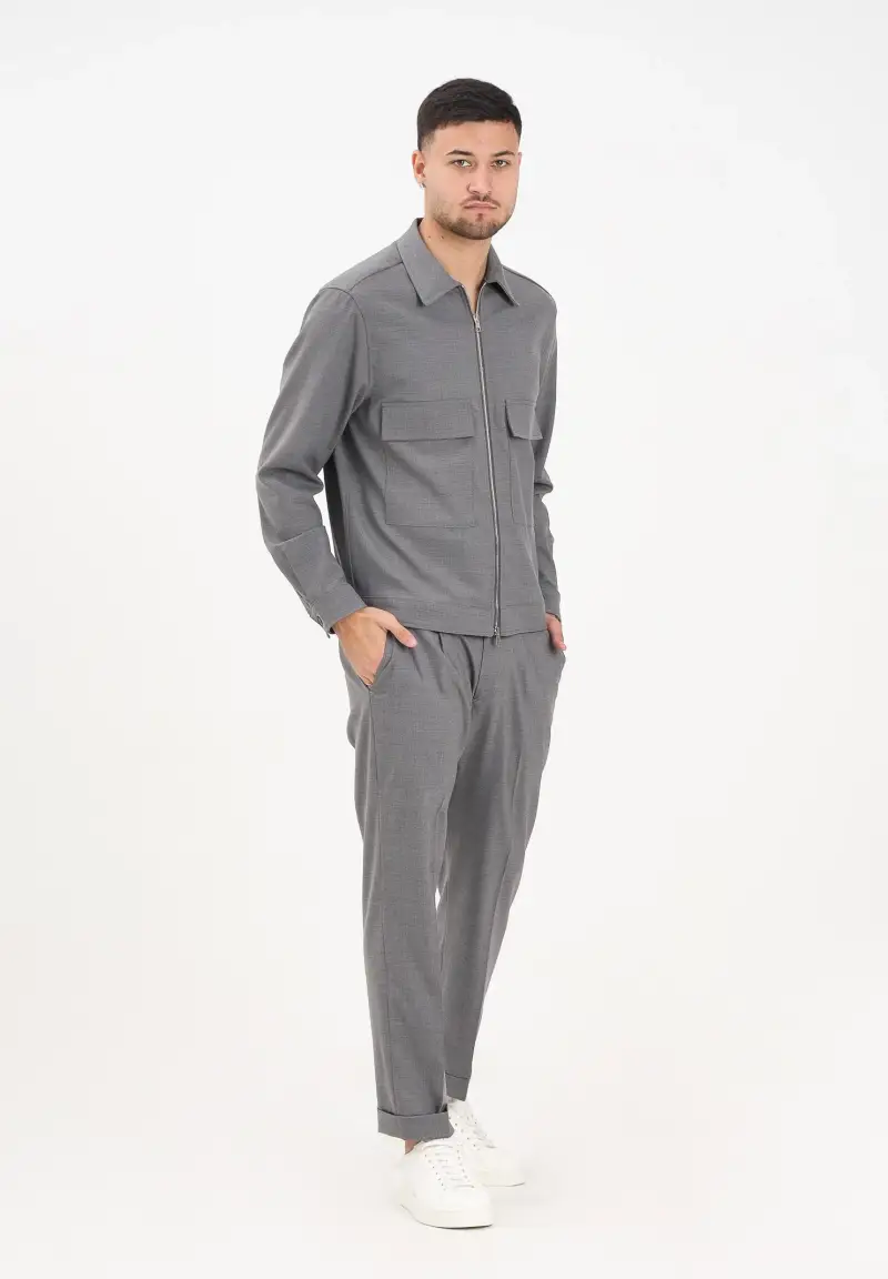 GOLDEN CRAFT Pantalone Alfio grigio da uomo miniatura 2
