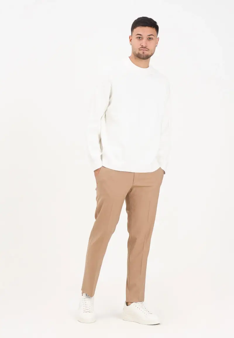 GOLDEN CRAFT Pantalone Loris beige da uomo miniatura 2