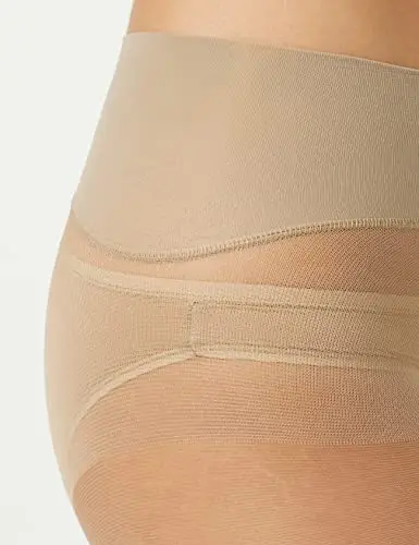 Golden Lady My Secret Silhouette 30 3P Collant, Donna, Trasparente (Melon 001A), Small miniatura 2